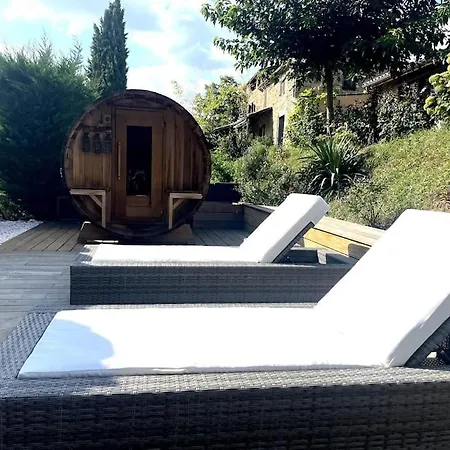 Villa De Charme 5 Etoiles Pour Couple Avec Sauna Et Jacuzzi Exterieurs Privatifs